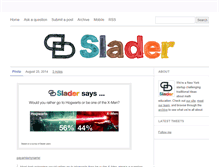 Tablet Screenshot of blog.slader.com